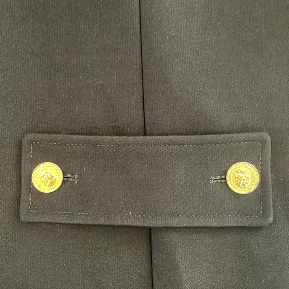 Chloé double breasted pea coat size 34 EU, 2 US, black - Picture 7 of 8